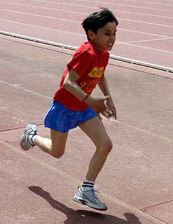 Un atleta del ADA Guadix en pleno esfuerzo (GRJ)
