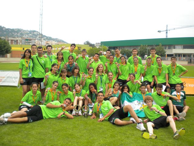 Los integrantes del combinado andaluz Los integrantes del combinado andaluz