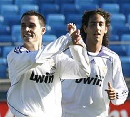 Juanmi Callejón en su etapa en el filial blanco