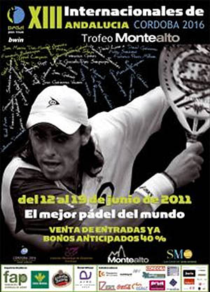 Cartel del torneo Pro Tour en Códoba (GRJ)